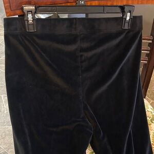 Luxurious Black Velour Pants